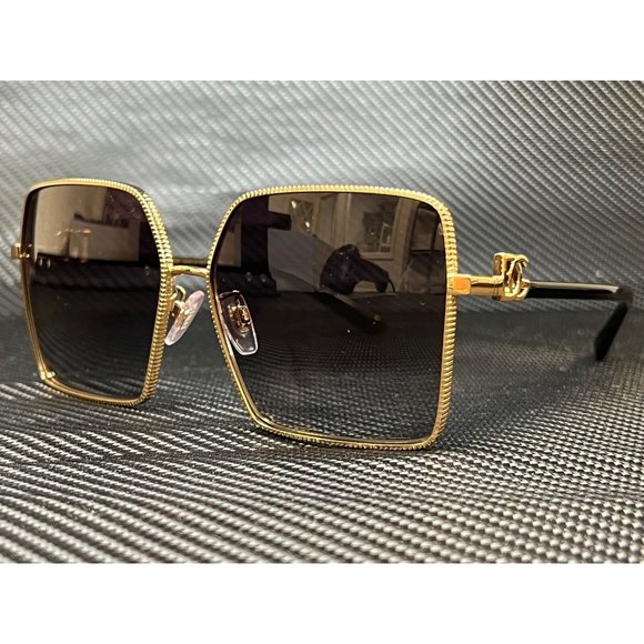 Dolce & Gabbana 60mm Gold Square Women's Sunglasses